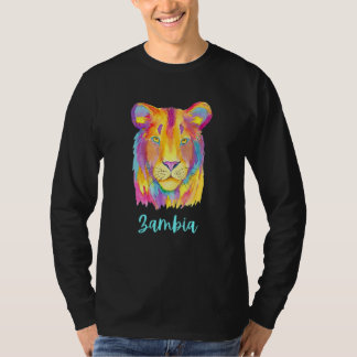 T-shirt Lion africain de Zambie faune et nature