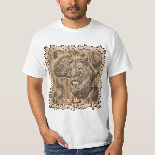 T-shirt Lion Afrique (Devant)