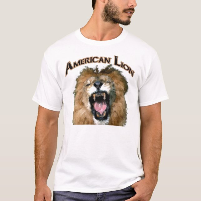 T-shirt Lion américain (Devant)
