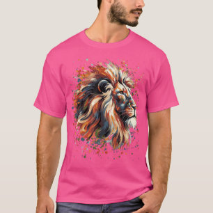 T-shirt Lion Animal King Nature s Femmes Hommes tendance