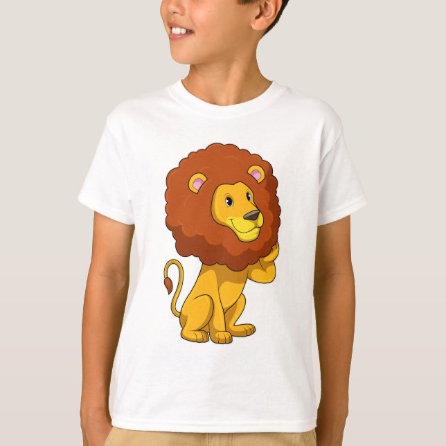T-shirt Lion avec boucles (Devant)
