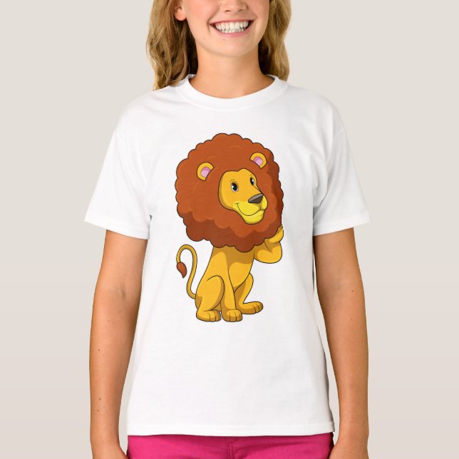 T-shirt Lion avec boucles (Devant)