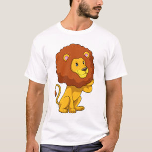 T-shirt Lion avec boucles