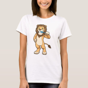T-shirt Lion avec brosse à dents