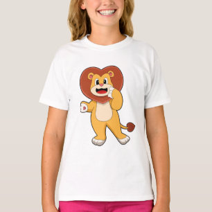 T-shirt Lion avec coeur