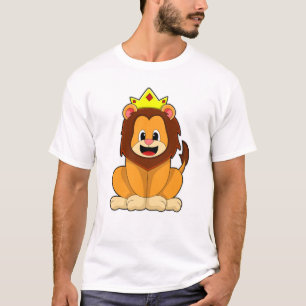 T-shirt Lion avec couronne