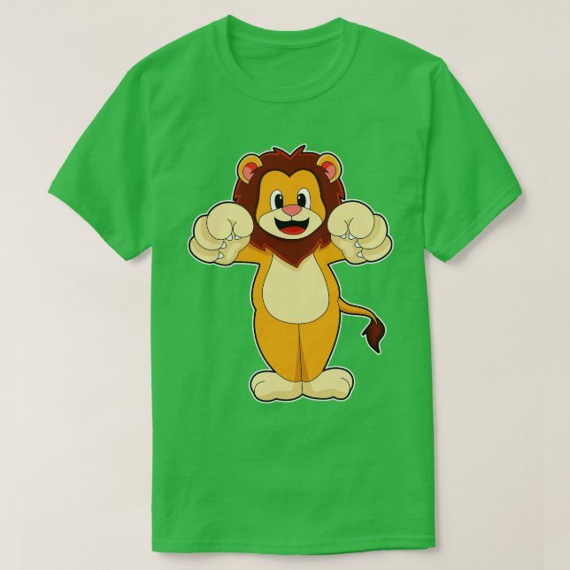 T-shirt Lion avec de grosses cales (Design devant)