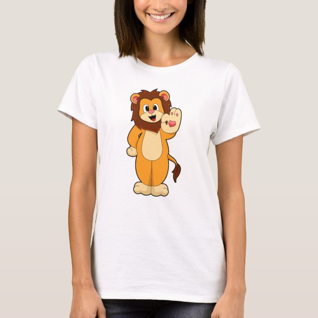 T-shirt Lion avec Mane (Devant)