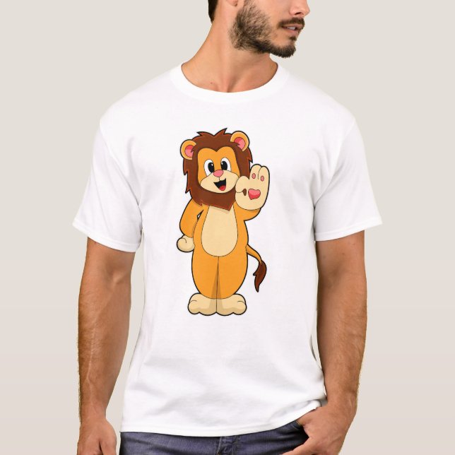 T-shirt Lion avec Mane (Devant)