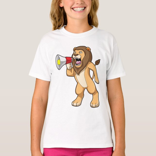 T-shirt Lion avec microphone (Devant)