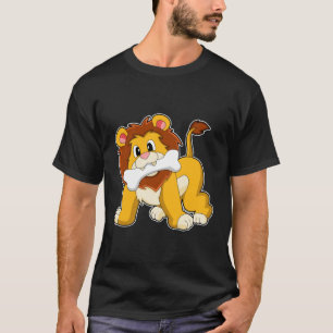 T-shirt Lion avec os