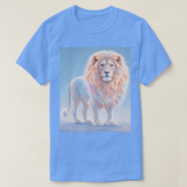 T-Shirt lion blanc (Design devant)