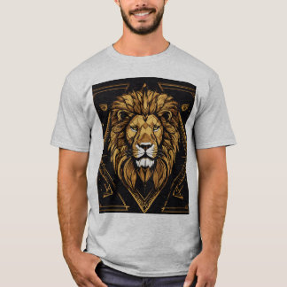 T-Shirt Lion Céleste – T-Shirt Basique PremiuMen's