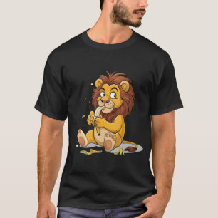 T-shirt Lion Cheeky Manger une banane