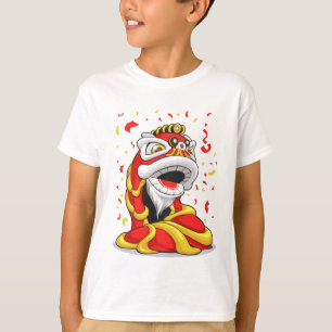 T-shirt Lion chinois de nouvelle année