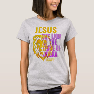 T-shirt Lion chrétien de la tribu de Juda JÉSUS