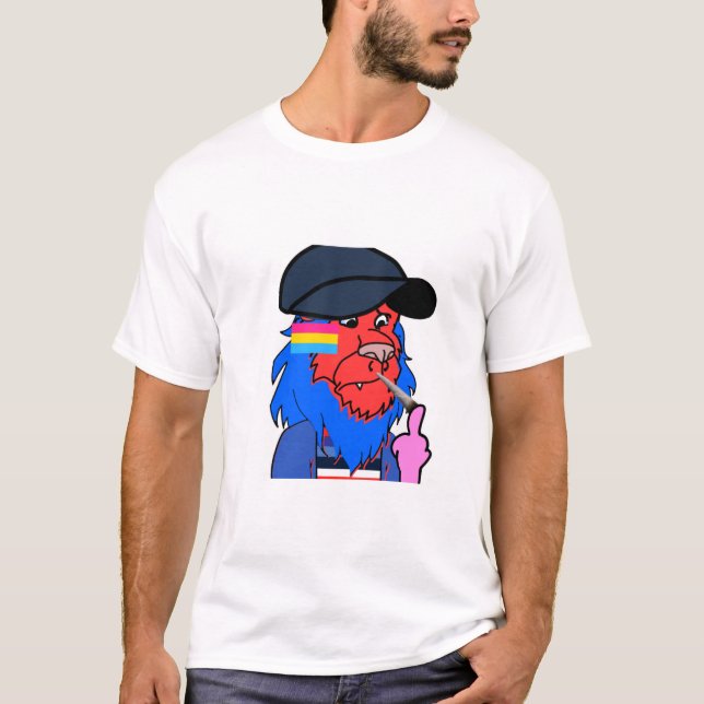 T-shirt Lion coloré (Devant)
