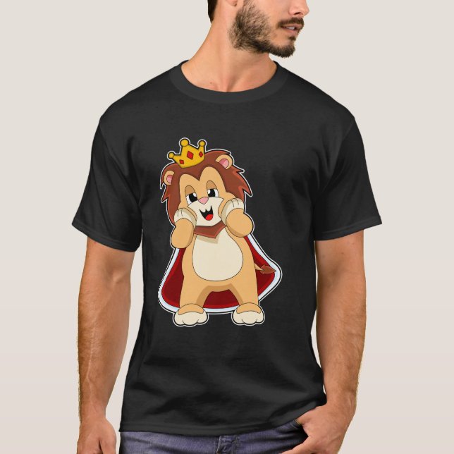 T-shirt Lion comme roi avec Couronne.PNG (Devant)