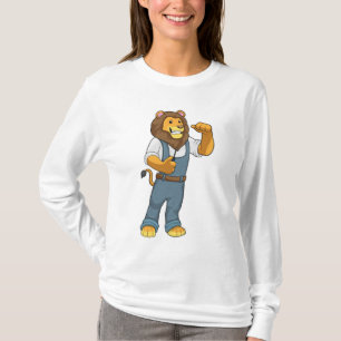 T-shirt Lion comme tournevis de Handyman