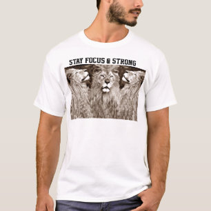 T-shirt Lion, Courage, Puissance&Force_