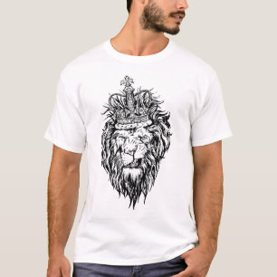 T-shirt Lion dans la couronne
