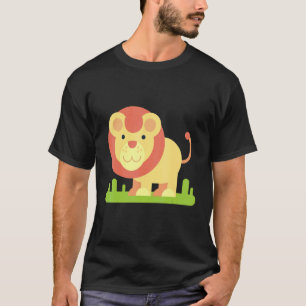 T-shirt Lion Dans La Jungle Chat Sauvage Bébé Lions Sauvag