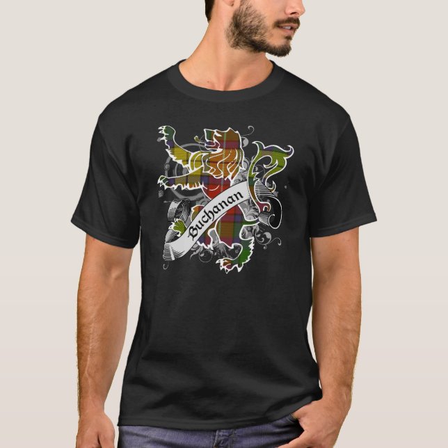 T-shirt Lion de Buchanan Tartan (Devant)