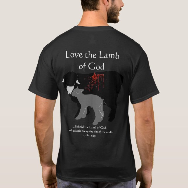T-shirt Lion de Juda + Agneau de Dieu (Dos)