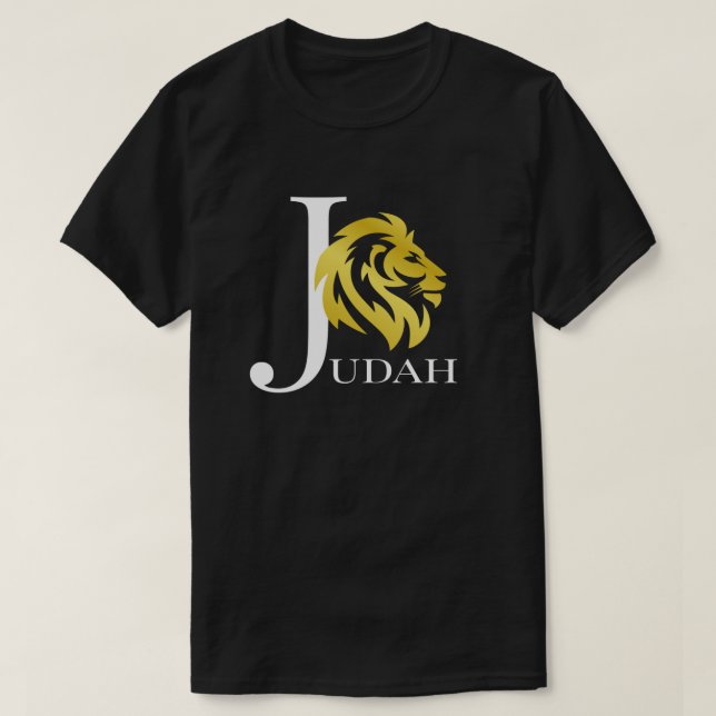 T-shirt Lion de Juda Christian Jésus Religieux (Design devant)