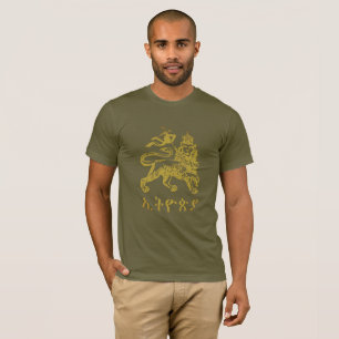 T-shirt Lion de Juda Haile Selassie I Jah Rastafari LUI