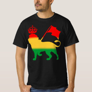 T-shirt Lion de judah - Couleurs de Jamaïque