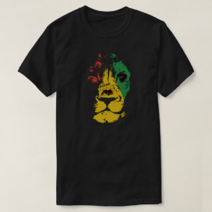 T-shirt Lion De Judah - Rasta