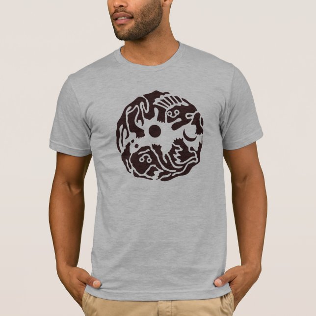 T-shirt lion de kamon (Devant)
