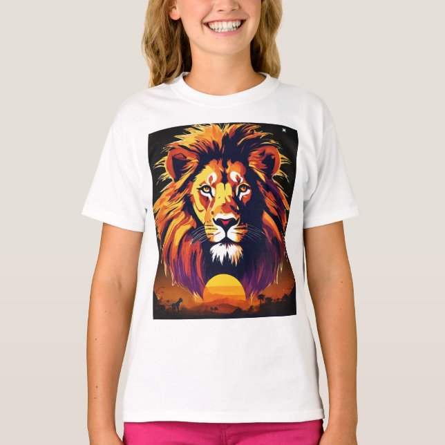 T-shirt "Lion de l'Horizon" (Devant)