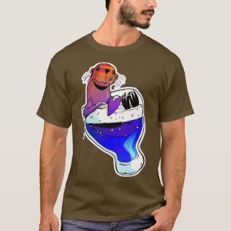 T-shirt Lion de mer et bière