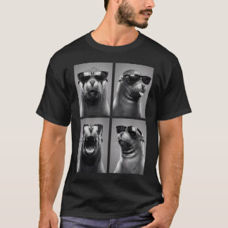 T-shirt Lion de mer mignon animal drôle