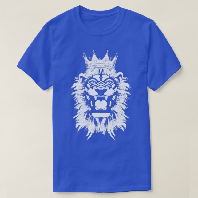 T-shirt Lion de ruée du roi de la Couronne (Design devant)