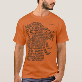 T-shirt Lion de Yudah Juda sur Blanc