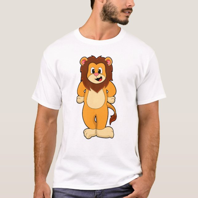 T-shirt Lion debout (Devant)