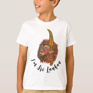 T-shirt lion du Sri Lanka