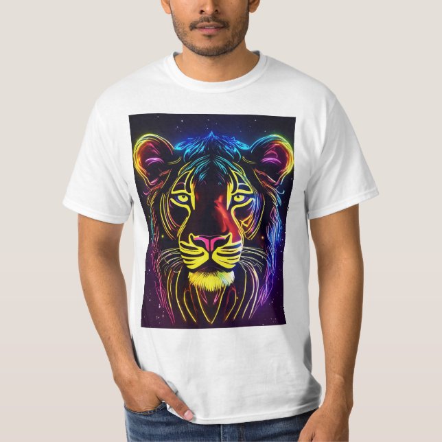 T-shirt Lion électrique (Devant)