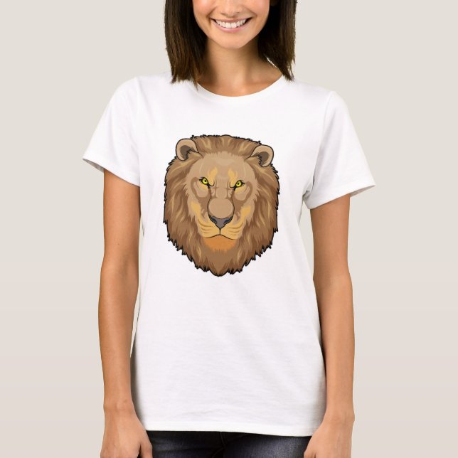 T-shirt Lion en colère (Devant)