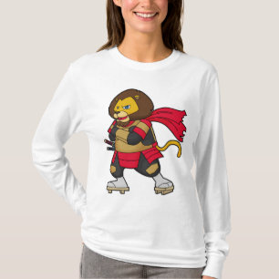 T-shirt Lion en guerrier avec Cap