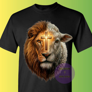 T-shirt Lion et agneau