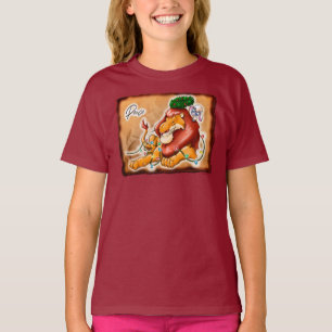 T-shirt LION ET AGNEAU PAIX par Jeff Willis Art