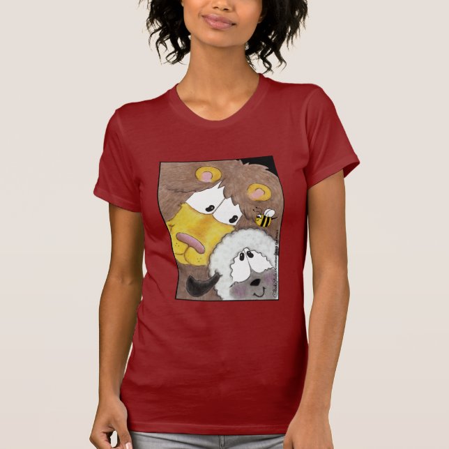 T-shirt Lion et agneau proches (Devant)