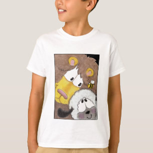 T-shirt Lion et agneau proches