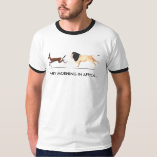 T-shirt Lion et gazelle