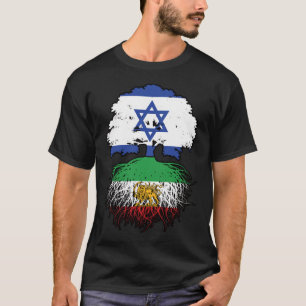 T-shirt Lion et Soleil aux Racines Iraniennes Cultivé en I