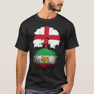 T-shirt Lion et Soleil Iranien Cultivé en Anglais